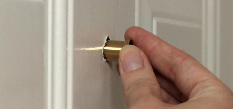 peephole door repair in Pomona